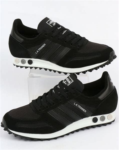 black adidas men's trainers.